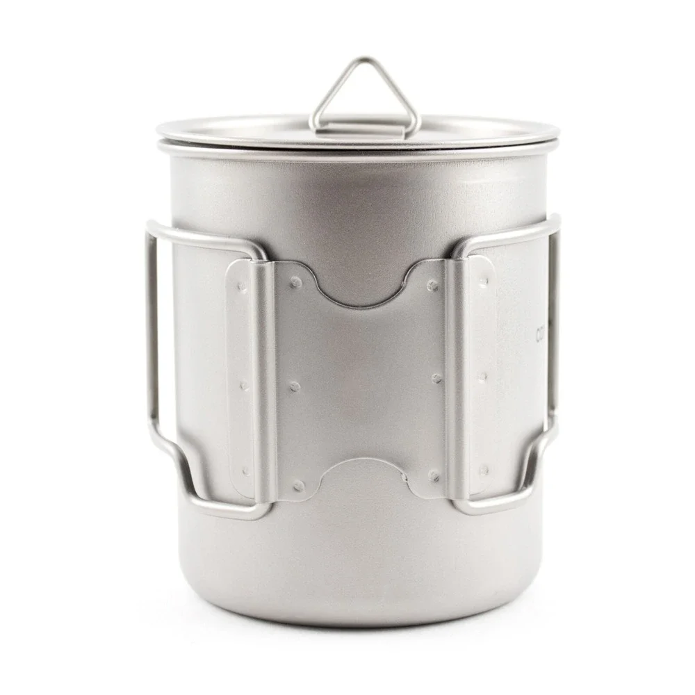 100% Titanium Cookware Ultralight 15oz 450ml Cup Mug Long Spoon Spork‎ Knife NEW